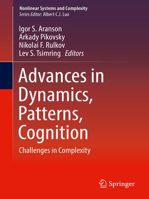 cover image of Advances in Dynamics, Patterns, Cognition